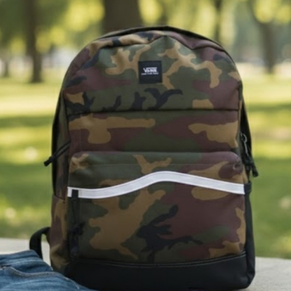 NEW! Vans Multicolor Camo Backpack NWT (Price Firm) 12.16